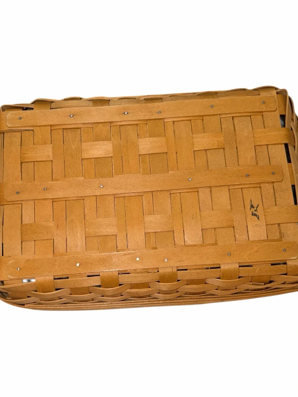 VINTAGE Longaberger Small Rectangular Serving Tray